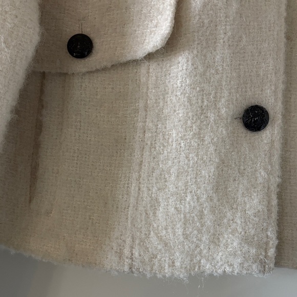 ME+EM Cream Boucle'Swing Jacket - Picture 8 of 12